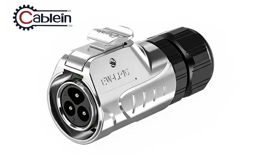 LP16 3-Pin Metal Circular Waterproof Connector